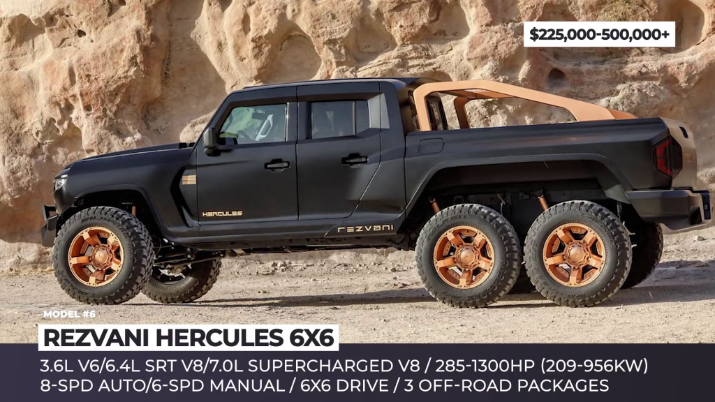 REZVANI HERCULES 6X6 PICKUP TRUCK