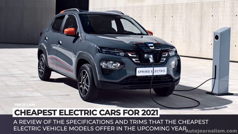 Top 10 Cheapest Electric Cars in 2021