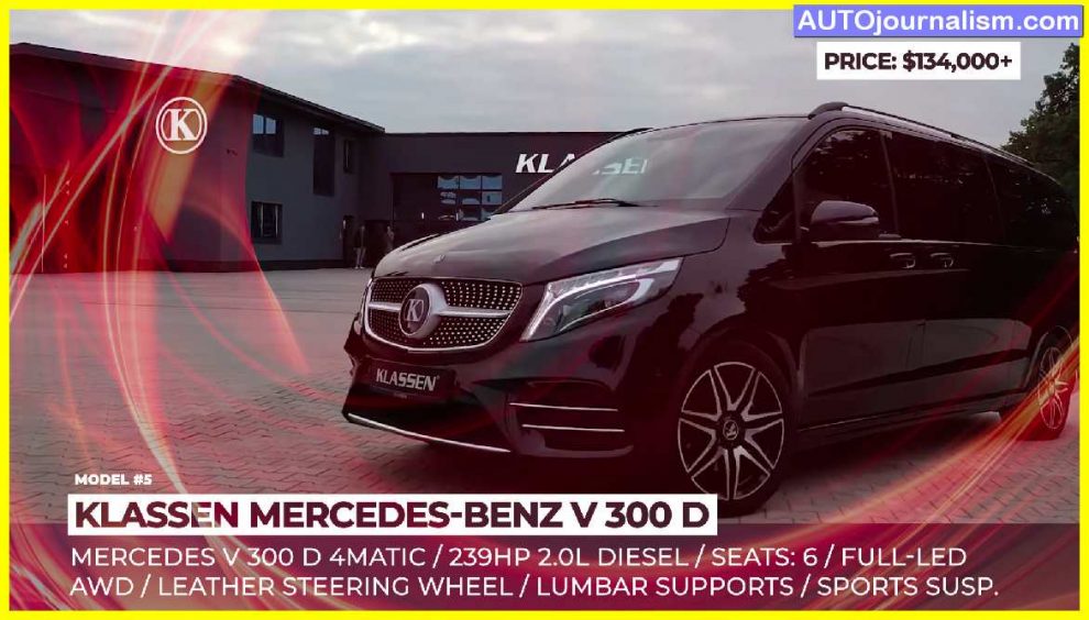 Top 10 Most Expensive Vans In The World Top 10 Luxury Vans