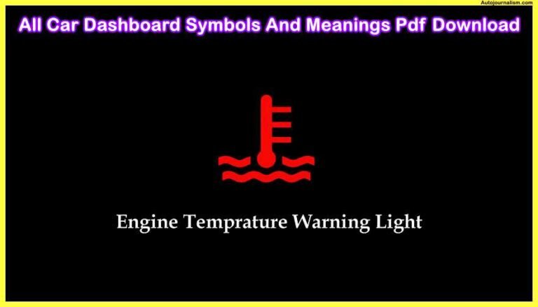 Is Your Car's Engine Temperature Warning Light On