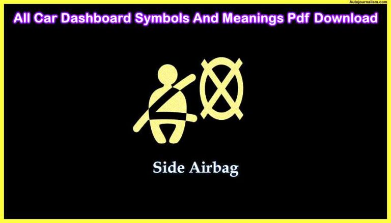 All Car Dashboard Symbols And Meanings Pdf Download 8531