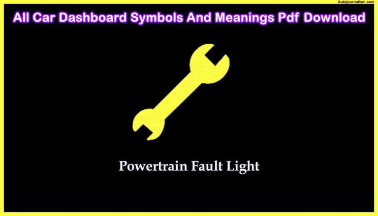 All Car Dashboard Symbols And Meanings Pdf Download