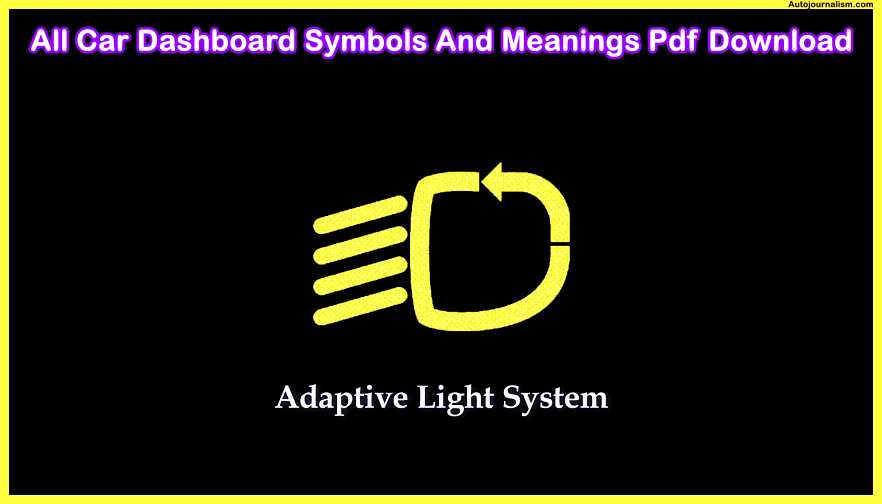 adaptive-light-system-All-Car-Dashboard-Symbols-And-Meanings-Pdf-Download