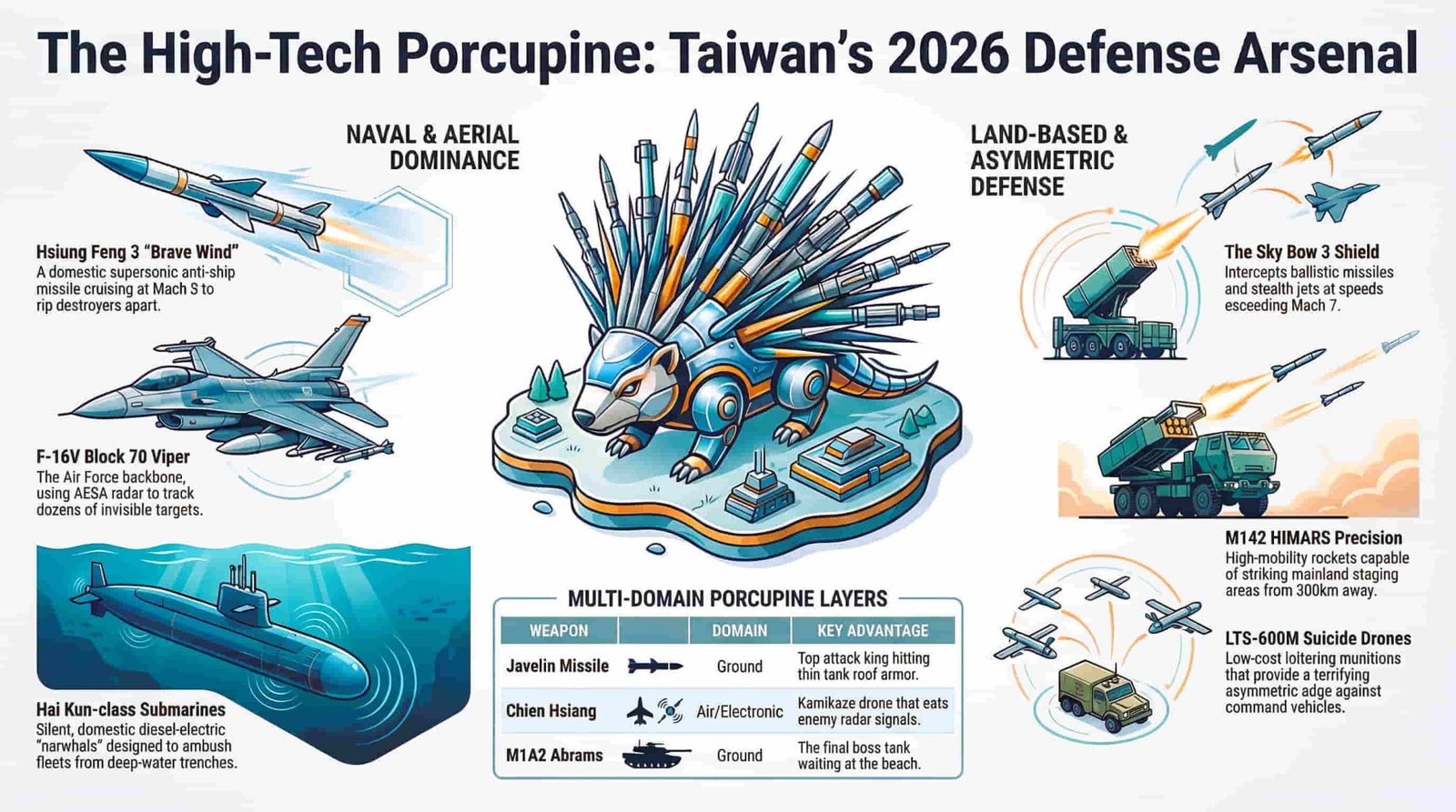Taiwan Defence Taiwan's Top 20 Formidable Defense Weapons In 2026