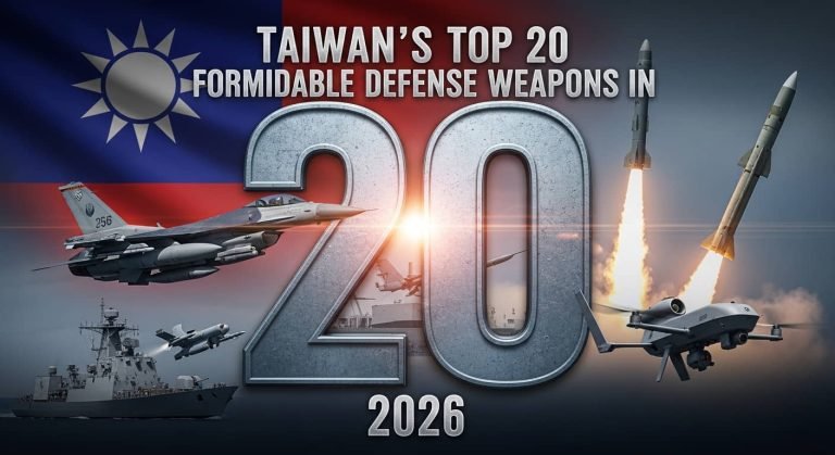 Taiwan's Top 20 Formidable Defense Weapons in 2026