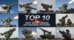Top 10 Very Short Range Air Defense Systems in the World (VSHORAD)