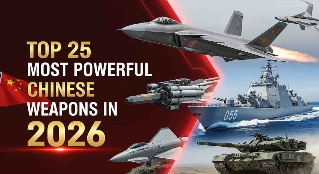 Top 25 Most Powerful Chinese Weapons in 2026 (.pptx)