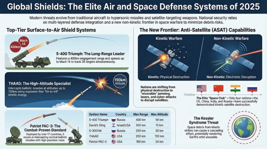 Top 10 Anti-Satellite Weapon Systems in the World (ASAT)