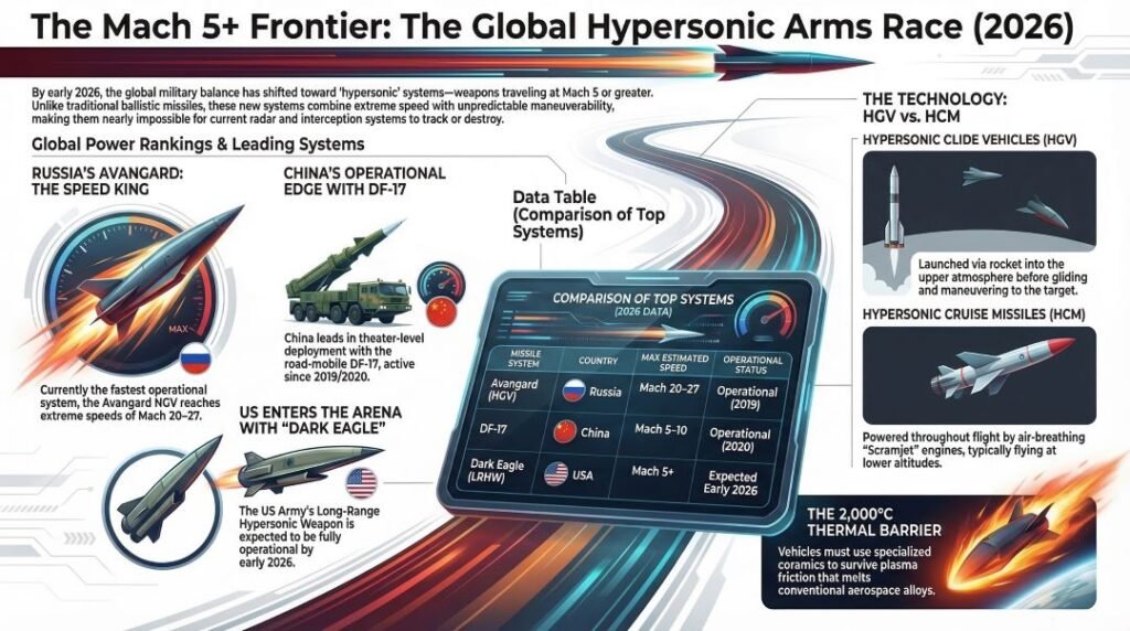 Top 10 Fastest Missiles in the World 2026 (PPT SLIDES)