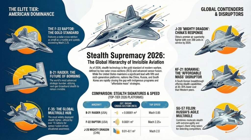 Top 10 Stealth Aircraft in the World