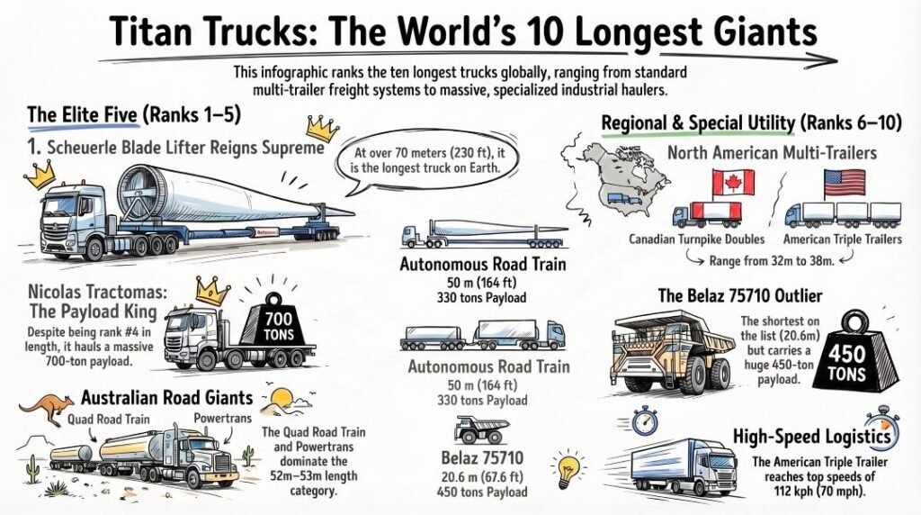 Top 10 Longest Trucks in the World 3 Top 10 Longest Trucks in the World
